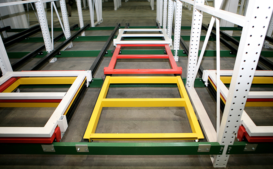 Push Back Racking